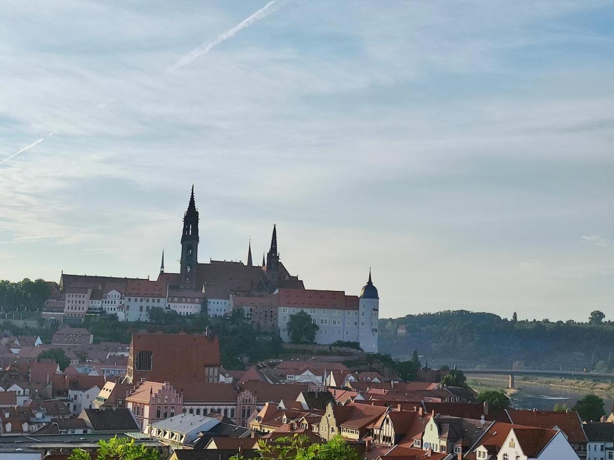 Goldrausch - Glanzvolle Ferienwohnung In Meissen Am Lutherplatz Bagian luar foto