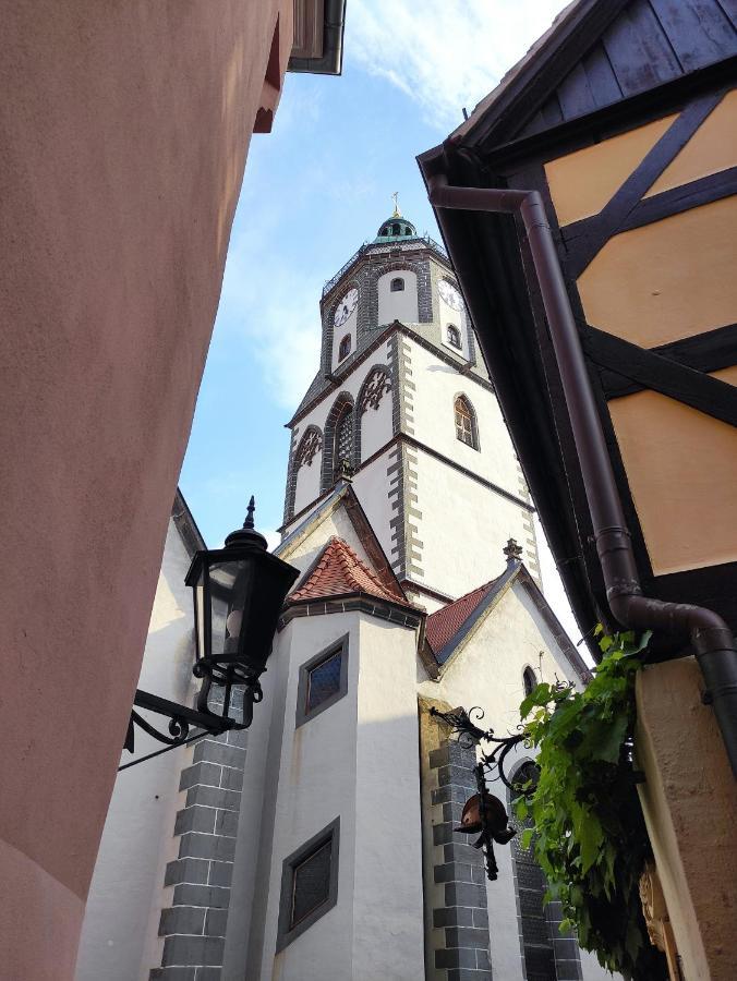 Goldrausch - Glanzvolle Ferienwohnung In Meissen Am Lutherplatz Bagian luar foto