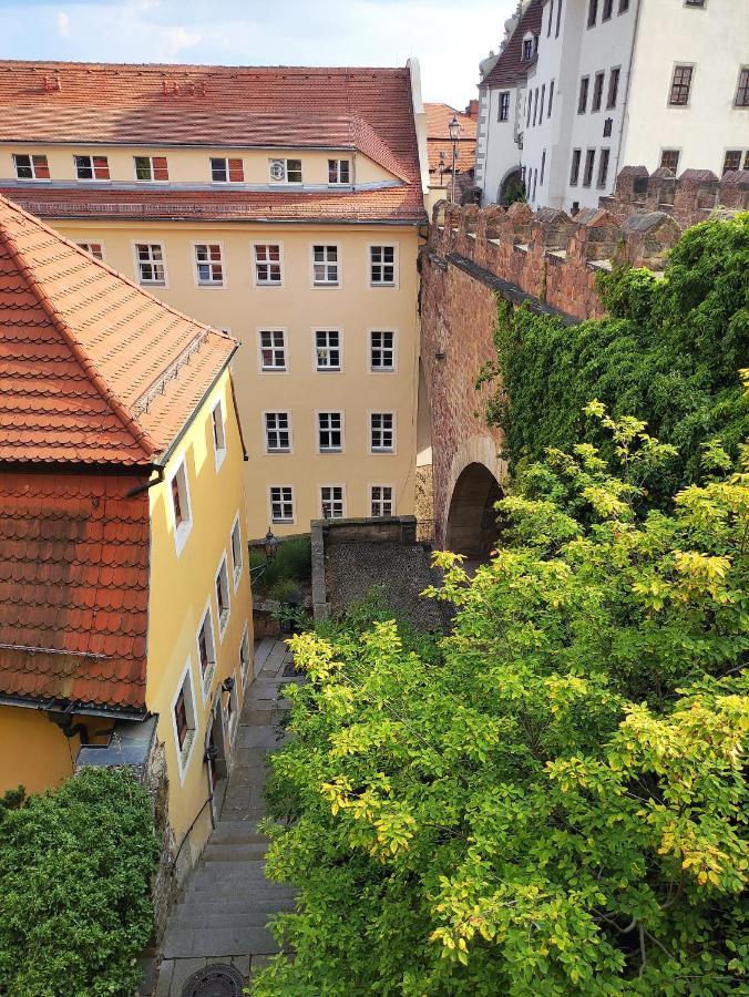Goldrausch - Glanzvolle Ferienwohnung In Meissen Am Lutherplatz Bagian luar foto